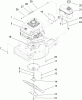 Toro 22176 - 21" Heavy-Duty Recycler/Rear Bagger Lawnmower, 2004 (240000001-240999999) Listas de piezas de repuesto y dibujos ENGINE, FUEL TANK AND BLADE ASSEMBLY