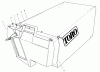 Toro 22176 - 21" Heavy-Duty Recycler/Rear Bagger Lawnmower, 2004 (240000001-240999999) Listas de piezas de repuesto y dibujos GRASS BAG ASSEMBLY NO. 106-0975