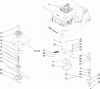 Toro 22189 - 21" Heavy-Duty Rear Bagger Lawn Mower, 2007 (270000001-270004000) Listas de piezas de repuesto y dibujos ENGINE AND BLADE BRAKE CLUTCH ASSEMBLY