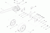 Toro 22189 - 21" Heavy-Duty Rear Bagger Lawn Mower, 2008 (280000001-280999999) Listas de piezas de repuesto y dibujos REAR SUSPENSION ASSEMBLY