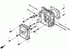 Toro 22195 - 21" Heavy-Duty Recycler/Rear Bagger Lawn Mower, 2007 (270000001-270999999) Listas de piezas de repuesto y dibujos CYLINDER HEAD ASSEMBLY HONDA GXV160UH2 A1T