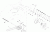 Toro 22195 - 21" Heavy-Duty Recycler/Rear Bagger Lawn Mower, 2012 (SN 312000001-312999999) Listas de piezas de repuesto y dibujos REAR DRIVE AND WHEEL ASSEMBLY