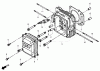 Toro 22196 - 21" Heavy-Duty Recycler/Rear Bagger Lawn Mower, 2007 (270000001-270999999) Listas de piezas de repuesto y dibujos CYLINDER HEAD ASSEMBLY HONDA GXV160UH2 T1AH