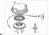 Toro 22196 - 21" Heavy-Duty Recycler/Rear Bagger Lawn Mower, 2009 (290000001-290999999) Listas de piezas de repuesto y dibujos RECOIL STARTER ASSEMBLY HONDA GXV160UH2 T1AH