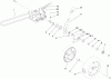 Toro 22196 - 21" Heavy-Duty Recycler/Rear Bagger Lawn Mower, 2011 (311000001-311999999) Listas de piezas de repuesto y dibujos GEAR CASE AND AXLE ASSEMBLY