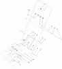 Toro 22196 - 21" Heavy-Duty Recycler/Rear Bagger Lawn Mower, 2012 (SN 312000001-312999999) Listas de piezas de repuesto y dibujos HANDLE ASSEMBLY