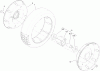Toro 22196 - 21" Heavy-Duty Recycler/Rear Bagger Lawn Mower, 2012 (SN 312000001-312999999) Listas de piezas de repuesto y dibujos REAR WHEEL AND TIRE ASSEMBLY NO. 121-1379