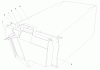 Toro 22198 - 21" Heavy-Duty Recycler/Rear Bagger Lawn Mower, 2011 (311000001-311999999) Listas de piezas de repuesto y dibujos GRASS BAG ASSEMBLY NO. 106-0975