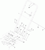 Toro 22198 - 21" Heavy-Duty Recycler/Rear Bagger Lawn Mower, 2012 (SN 312000001-312999999) Listas de piezas de repuesto y dibujos HANDLE ASSEMBLY