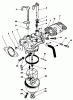 Toro 22510 - Lawnmower, 1988 (8000001-8999999) Listas de piezas de repuesto y dibujos CARBURETOR ASSEMBLY MODEL NO. VMH7