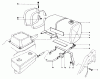 Toro 22510 - Lawnmower, 1988 (8000001-8999999) Listas de piezas de repuesto y dibujos GAS TANK ASSEMBLY