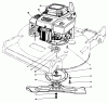 Toro 22621 - Lawnmower, 1987 (7000001-7999999) Listas de piezas de repuesto y dibujos ENGINE ASSEMBLY (MODEL NO. 22621)
