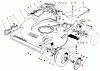 Toro 22525 - Lawnmower, 1987 (7000001-7999999) Listas de piezas de repuesto y dibujos HOUSING ASSEMBLY (MODEL NO. 22525)