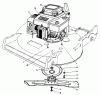 Toro 22525 - Lawnmower, 1988 (8000001-8999999) Listas de piezas de repuesto y dibujos ENGINE ASSEMBLY