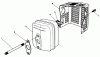 Toro 22525 - Lawnmower, 1988 (8000001-8999999) Listas de piezas de repuesto y dibujos ENGINE ASSEMBLY MODEL NO. VMH-7 #7