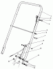Toro 22525 - Lawnmower, 1988 (8000001-8999999) Listas de piezas de repuesto y dibujos HANDLE ASSEMBLY