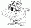 Toro 22621 - Lawnmower, 1988 (8000001-8999999) Listas de piezas de repuesto y dibujos ENGINE ASSEMBLY