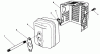 Toro 22621 - Lawnmower, 1988 (8000001-8999999) Listas de piezas de repuesto y dibujos ENGINE ASSEMBLY MODEL NO. VMH-7 #7