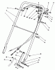Toro 22621 - Lawnmower, 1989 (9000001-9999999) Listas de piezas de repuesto y dibujos HANDLE ASSEMBLY