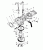 Toro 22622 - Lawnmower, 1990 (0000001-0999999) Listas de piezas de repuesto y dibujos CARBURETOR ASSEMBLY (ENGINE MODEL NO. VMH7-4)