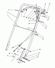 Toro 22621 - Lawnmower, 1990 (0000001-0999999) Listas de piezas de repuesto y dibujos HANDLE ASSEMBLY