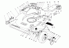 Toro 22621 - Lawnmower, 1990 (0000001-0999999) Listas de piezas de repuesto y dibujos HOUSING ASSEMBLY (MODEL 22622)