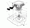 Toro 22621 - Lawnmower, 1990 (0000001-0999999) Listas de piezas de repuesto y dibujos RECOIL ASSEMBLY (ENGINE MODEL NO. VMH7-4)