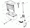 Toro 22622 - Lawnmower, 1991 (1000001-1999999) Listas de piezas de repuesto y dibujos AIR CLEANER (ENGINE MODEL NO. VML0-4)