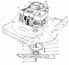 Toro 22621 - Lawnmower, 1991 (1000001-1999999) Listas de piezas de repuesto y dibujos ENGINE ASSEMBLY