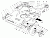 Toro 22622 - Lawnmower, 1992 (2000001-2999999) Listas de piezas de repuesto y dibujos HOUSING ASSEMBLY (MODEL 22622)