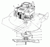 Toro 22621C - Lawnmower, 1989 (9000001-9999999) Listas de piezas de repuesto y dibujos ENGINE ASSEMBLY