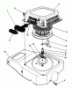 Toro 22621C - Lawnmower, 1989 (9000001-9999999) Listas de piezas de repuesto y dibujos ENGINE ASSEMBLY MODEL NO. VMJ-8 #1