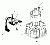 Toro 22621C - Lawnmower, 1989 (9000001-9999999) Listas de piezas de repuesto y dibujos ENGINE ASSEMBLY MODEL NO. VMJ-8 #4