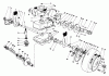 Toro 22621C - Lawnmower, 1989 (9000001-9999999) Listas de piezas de repuesto y dibujos GEAR CASE ASSEMBLY