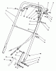 Toro 22621C - Lawnmower, 1989 (9000001-9999999) Listas de piezas de repuesto y dibujos HANDLE ASSEMBLY
