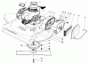 Toro 22680C - Lawnmower, 1988 (8000001-8999999) Listas de piezas de repuesto y dibujos ENGINE ASSEMBLY