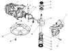 Toro 22700C - Lawnmower, 1988 (8000001-8999999) Listas de piezas de repuesto y dibujos ENGINE ASSEMBLY MODEL NO. 47PH7 #1