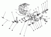 Toro 22680C - Lawnmower, 1988 (8000001-8999999) Listas de piezas de repuesto y dibujos ENGINE ASSEMBLY MODEL NO. 47PH7 #4