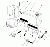 Toro 22680C - Lawnmower, 1988 (8000001-8999999) Listas de piezas de repuesto y dibujos GAS TANK ASSEMBLY