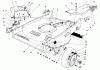 Toro 22680C - Lawnmower, 1988 (8000001-8999999) Listas de piezas de repuesto y dibujos HOUSING ASSEMBLY (MODEL 22680C)
