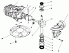 Toro 22685 - Lawnmower, 1990 (0000001-0999999) Listas de piezas de repuesto y dibujos CRANKSHAFT ASSEMBLY (MODEL NO. 47PK9-3)