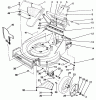 Toro 22685 - Lawnmower, 1990 (0000001-0999999) Listas de piezas de repuesto y dibujos HOUSING & WHEEL ASSEMBLY