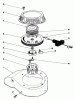 Toro 22685 - Lawnmower, 1990 (0000001-0999999) Listas de piezas de repuesto y dibujos RECOIL ASSEMBLY (MODEL NO. 47PK9-3)