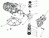 Toro 22700 - Lawnmower, 1991 (1000001-1999999) Listas de piezas de repuesto y dibujos CRANKSHAFT ASSEMBLY (MODEL NO. 47PL0-3)