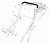 Toro 22700 - Lawnmower, 1992 (2000001-2999999) Listas de piezas de repuesto y dibujos HANDLE ASSEMBLY