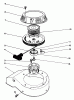 Toro 22700 - Lawnmower, 1992 (2000001-2999999) Listas de piezas de repuesto y dibujos RECOIL ASSEMBLY (MODEL NO. 47PM1-3)