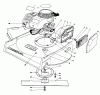 Toro 22700B - 21" Commercial, Side Discharge Mower, 1993 (39000001-39999999) Listas de piezas de repuesto y dibujos ENGINE ASSEMBLY