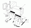 Toro 22700B - 21" Commercial, Side Discharge Mower, 1993 (39000001-39999999) Listas de piezas de repuesto y dibujos GAS TANK ASSEMBLY