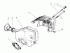 Toro 22700B - 21" Commercial, Side Discharge Mower, 1993 (39000001-39999999) Listas de piezas de repuesto y dibujos MUFFLER ASSEMBLY (MODEL NO. 47PN2-3)