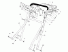 Toro 22700BC - Lawnmower, 1995 (5900001-5999999) Listas de piezas de repuesto y dibujos HANDLE ASSEMBLY